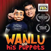 Load image into Gallery viewer,  Wanlu &amp; Nicolo; Host; puppets; Wanlu; Nicolo; Filipino ventriloquist; CelebrityGreetings.PH; Personalized celebrity greeting; personalized shoutout
